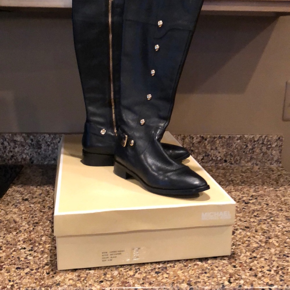 Michael Kors leather tall boot